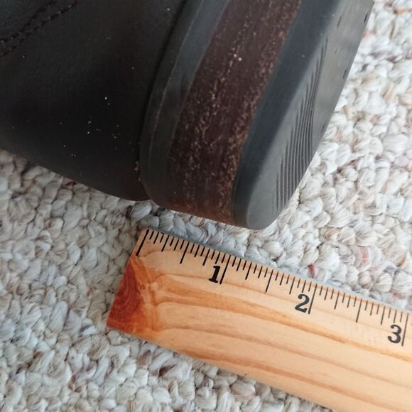 J. crew riding genuine leather boot - dark brown size 7 - Picture 10 of 11